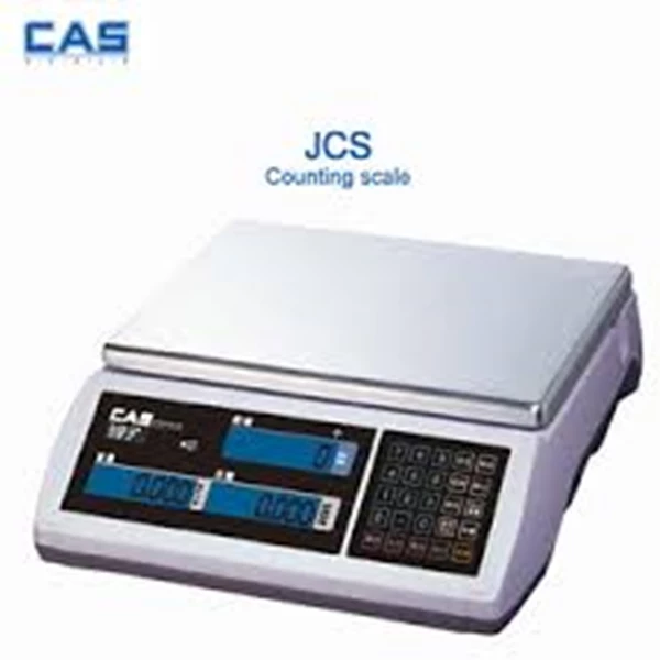 Timbangan Counting Portable CAS JCS Kapasitas 3kg/ 0.1g - 30kg/ 1g